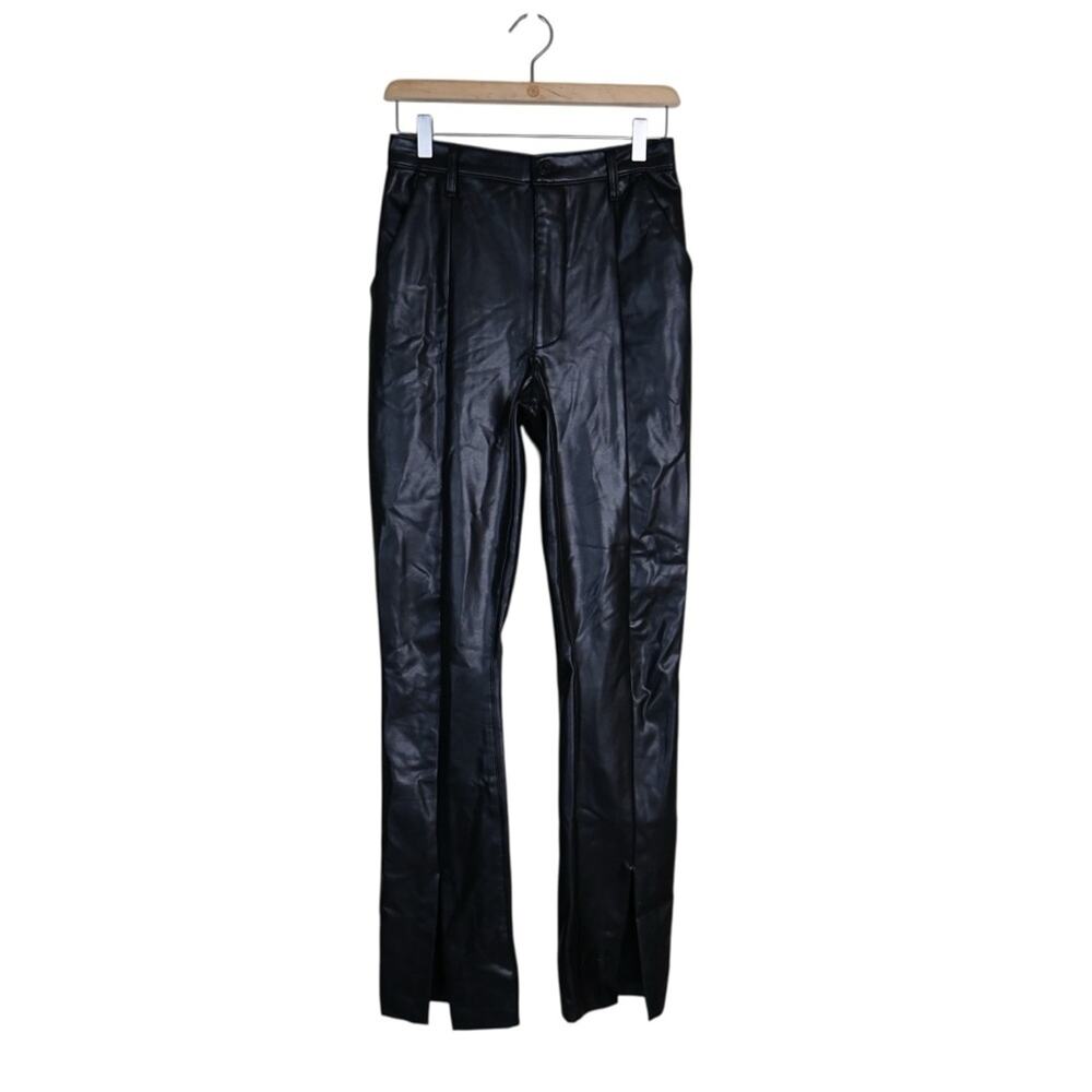 Abercrombie & Fitch Womens 27/4 The Skinny Ultra High Rise Faux Leather Pants